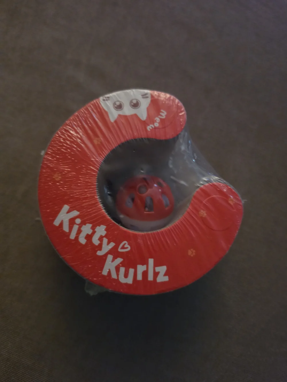 Red Interactive Cat Ball Toy